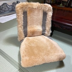 ムートン　羊　高級座椅子
