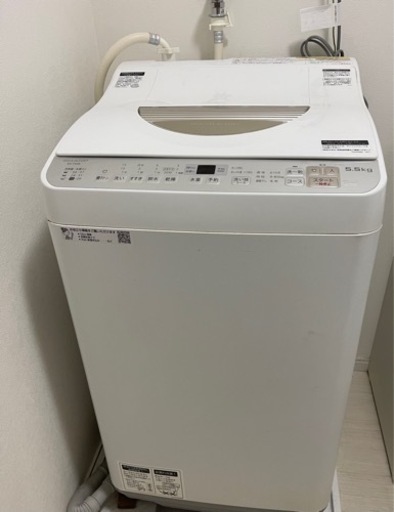 【引き取り先決定】乾燥機能付き洗濯機　5.5kg