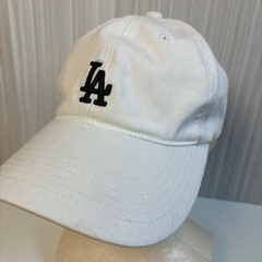 MLB korea　 LA ホワイト　白 キャップ　帽子