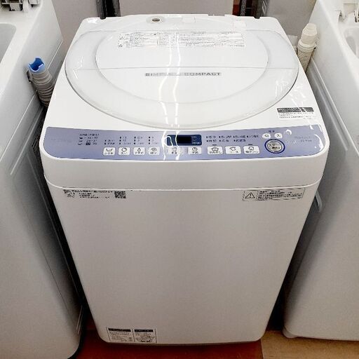 SHARP 7kg全自動洗濯機 ES-T710 2018年製 中古品