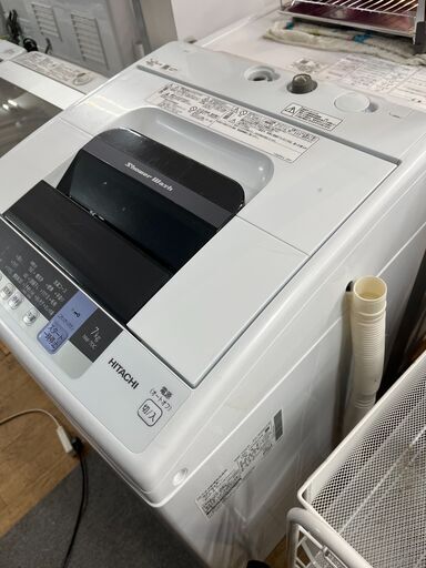 S1189 HITACHI 日立 2019年製 洗濯機 NW-70C 7.0㎏ 送料A 札幌  