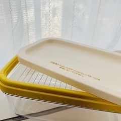 バター保存容器💛便利なカット機能付き🔪✨️