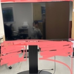 49V テレビ　テレビ台付き