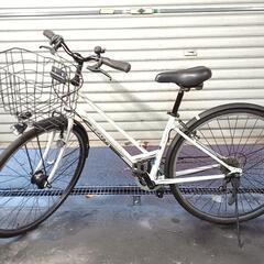 自転車中古　marukin　REALTA　外装6段変速　オートライト　タイヤ27インチ