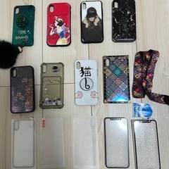 iphone xsケースx8 フィルムx5