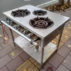 ガステーブル　本職用　大火力から繊細な加熱まで対応