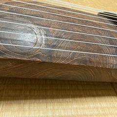 琴 値下げしました 綾杉彫 くり甲 玉縁包み柏葉