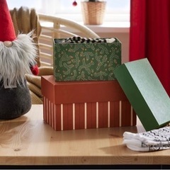IKEA 新品未使用  クリスマスギフトボックス2個セット✖️2