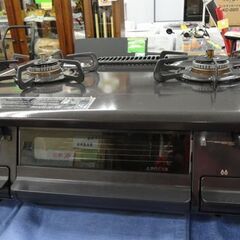 ガステーブル 2019年製 パロマ PA-S42B LPガス用 幅59㎝ ガスコンロ 左