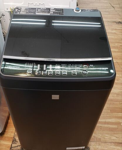 Ｈisense  2021年製　　5.5㎏全自動洗濯機　HW-G55E7KK