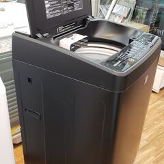 Hisence 洗濯機 HW-G55E7KK ブラック 2021年製 送料無料 ハイセンス 中古 洗濯機 一人暮らし 5.5kg コンパクト 予約機能