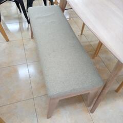 ★ジモティ割あり★  ダイニングセット 木目、グレー H70×D83×W140 クリーニング済み OJ2718 ☆ジモティ割あり☆ ダイニングセット 木目、グレー H70×D83×W140