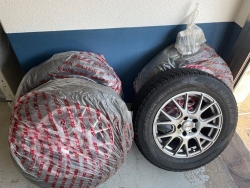 17インチ 225/65R17 スタッドレスタイヤ アルミホイール4本セット