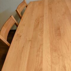 KEYUCA 無印良品 ダイニングセット テーブル チェア4脚