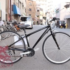安いクロスバイクーブラック
