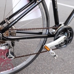 安いクロスバイクーブラック