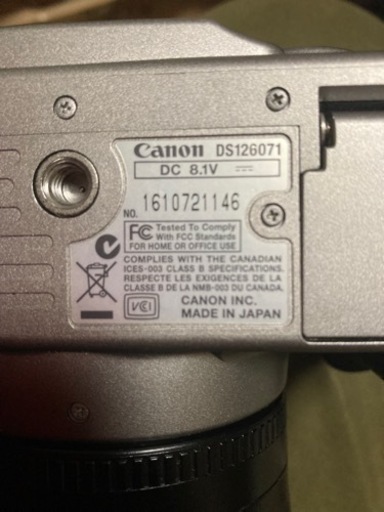 訳あり☆Canon EOS Kiss digitalN レンズ二個付き