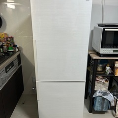 冷蔵庫　シャープ　SJ-PD27D-W  271リットル