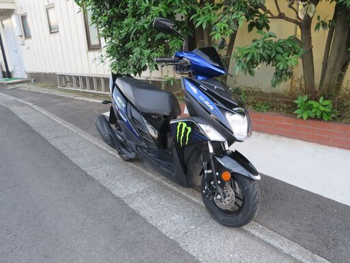 ヤマハ　シグナスRAY-ＺR125　実働中古美車　MotoGPカラー　バッテリーフル充電済　オイル交換後渡し　ナンバー登録書類あり