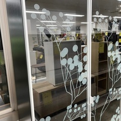 (有)生松工芸 スライド書棚 ガラス扉 ハイタイプ DBR フィーノ2DB112【ユーズドユーズ名古屋天白店】 J1238 有)生松工芸 スライド書棚 ガラス扉 ハイタイプ DBR フィーノ2DB112
