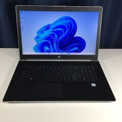 【大画面】Hp Probook・Intel Core i3-8世代・8GBメモリ・256GB MVMe+1TB HDD・17.3㌅・英語OS&KB 大画面】Hp Probook・Intel Core i3-8世代・8GBメモリ・256GB MVMe+1TB