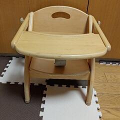 【11/26まで】木製テーブル付きローチェア