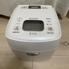 【ジャンク】三菱電機 IHジャー炊飯器 備長炭炭炊釜 3.5合炊...