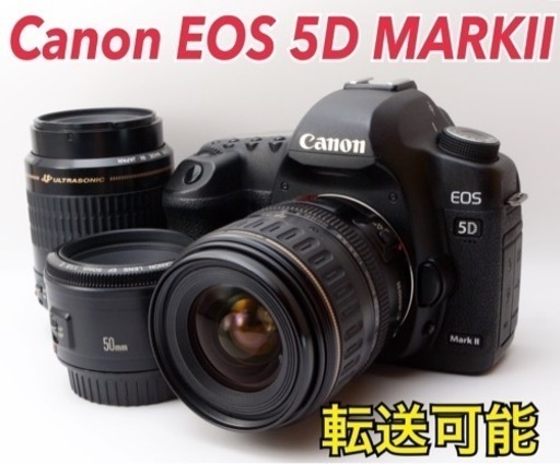 ★Canon EOS 5D MARKⅡ★S数約5420回●フルサイズ機●転送可能  1ヶ月動作補償あり！ 安心のゆうパック代引き発送！ 送料、代引き手数料無料！