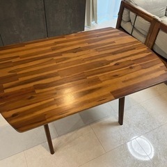 【中古】unico スウェラ ダイニングセット