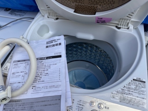 洗濯機75 TOSHIBA 2019年製 5kg 大阪府内全域配達無料 設置動作確認込み 保管場所での引取は値引きします