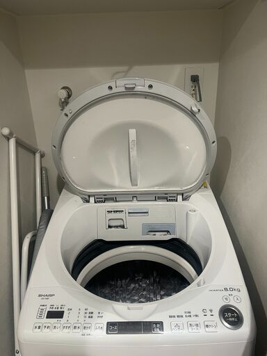 【定価99,000円】シャープ 洗濯機 洗濯乾燥機 ES-TX8F-W 8Kg