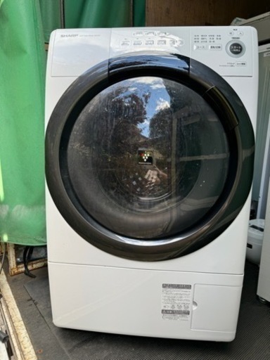 ５５％以上節約 SHARP ドラム式洗濯機　2021年　美品　越谷から配達します 洗濯機