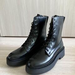 新品なのに50%OFF] &other storiesのレースアップブーツ