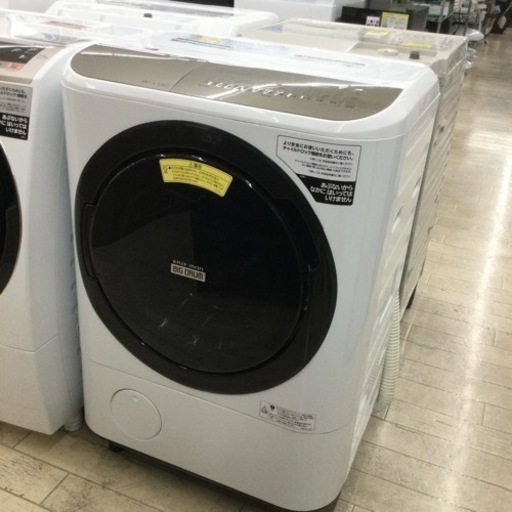 【✨風アイロン❗️✨AIお洗濯搭載❗️✨洗剤直ぬりコース❗️✨ナイアガラ洗浄❗️✨高年式❗️✨】定価¥320,000  HITACHI  12/7kgドラム式洗濯機乾燥機  BD-NV120FL  2021年製  ホワイト  大容量