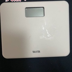 【美品】　タニタ　体重計　ホワイト　白