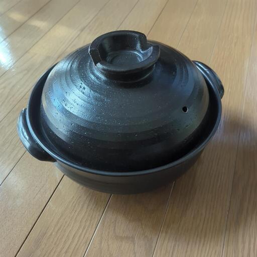 【美品】土鍋 内蓋 蒸し板付き　無料出品予定なし