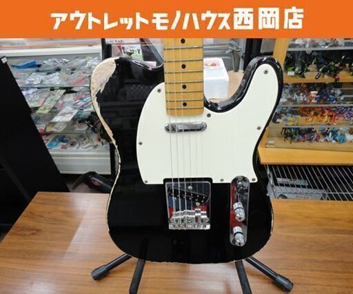 ジャンク品 フォトジェニック エレキギター テレキャスタータイプ セイモアダンカン シングルピックアップ ギグバッグ付き プッシュプルスイッチ 西岡店