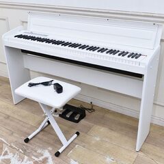 ■10182■美品■KORG 電子ピアノ LP180 ホワイト ...