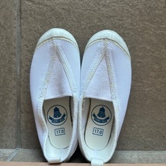 白い靴　17cm
