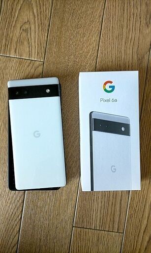 美品  Pixel 6a 6.1インチ メモリー6GB ストレージ128GB  ホワイト おまけケース付き