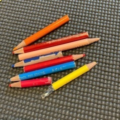 小さくなった色鉛筆