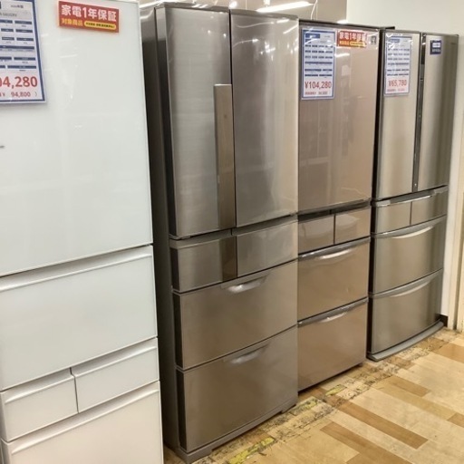 【トレファク ラパーク岸和田店】MITSUBISHI 6ドア冷蔵庫入荷しました【6ヶ月保証付き】