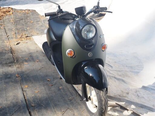 ヤマハ ビーノ ダークグリーン 年式新しいインジェクション車YAMAHA VINO