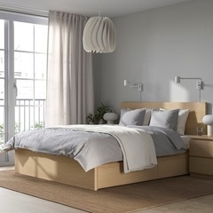 IKEA MALM ダブルベッド 140×200 MALM マルム ベッドフレーム, ホワイト, 140x200 cm - IKEA
