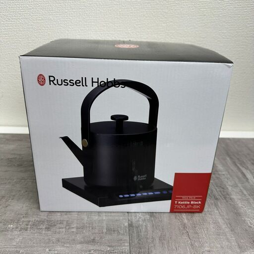 【新品・未使用品】　Russell Hobbs Tケトルブラック 7106JP-BK