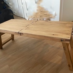 木製　折りたたみテーブル
