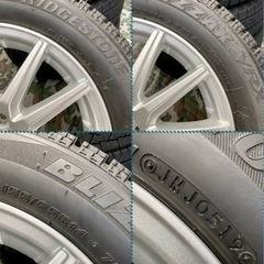 「商談中」⑪155/65R14 中古冬用タイヤと中古美品ホイール