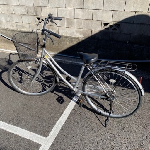 26インチ　自転車　変速無し　LED