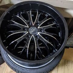 ハイエース　M.T.S SSL6 6穴　タイヤ付き MTS エムテクノ SSL6 20インチ 6H139.7 8.5J +38 4本セット ホイール