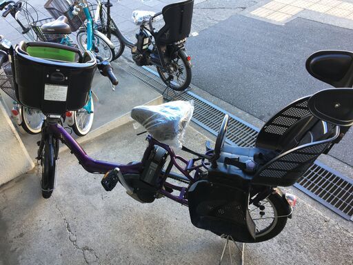 地域限定送料無料 ブリヂストン アンジェリーノプティット 三人乗り 8